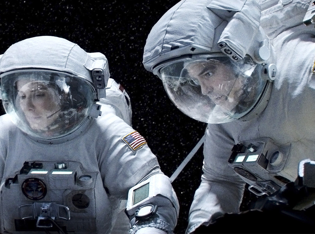 Sandra Bullock, George Clooney, Gravity Sandra Bullock, George Clooney, Gravity